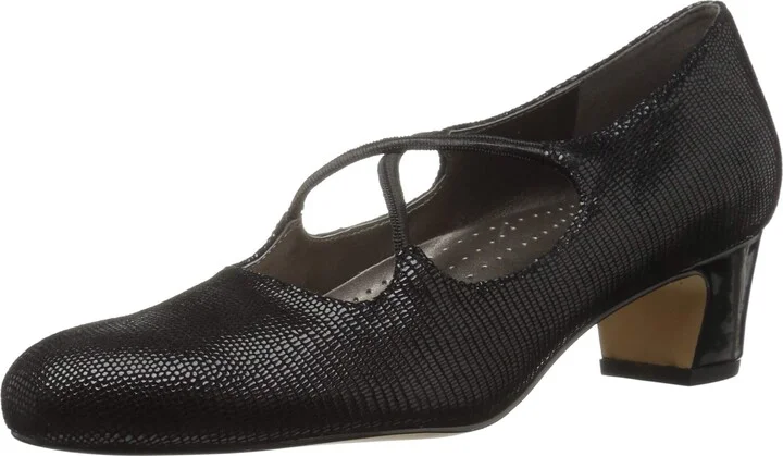Black Patent Suede