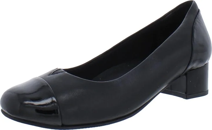 Black Leather/Patent Leather