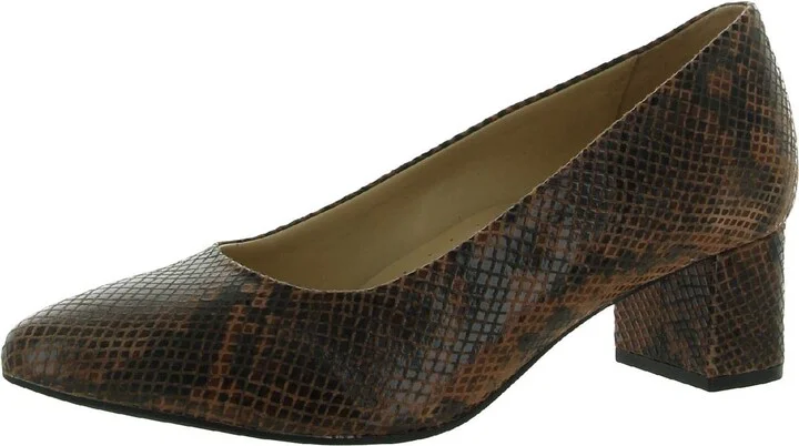 Dark Brown Snake Leather