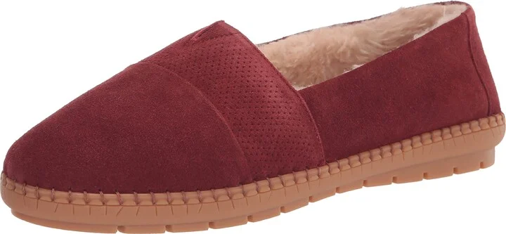 Dark Red Suede
