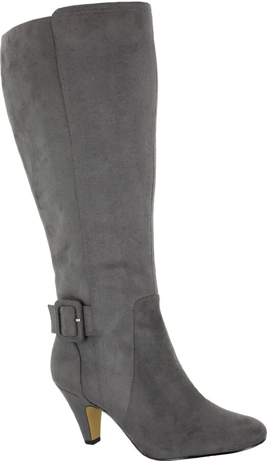 TROY II PLUS Womens Suede Knee-High Knee-High Boots