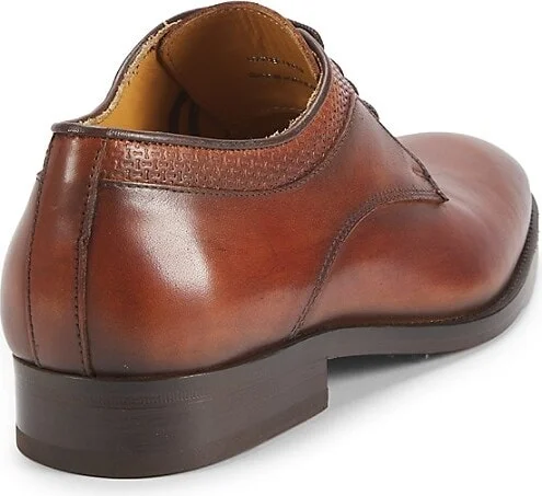 Troy Lace-Up Leather Oxfords - Image 3