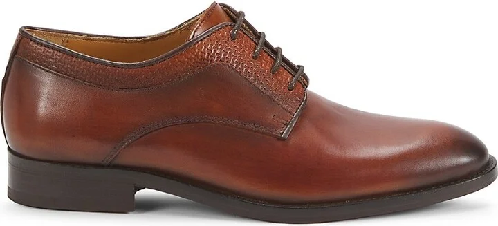 Troy Lace-Up Leather Oxfords