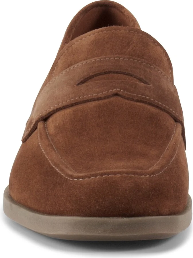 Troy Square Toe Suede Penny Loafer - Image 5