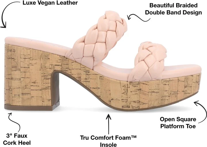 Tru Comfort Kyaa Vegan Leather Platform Sandal - Image 11