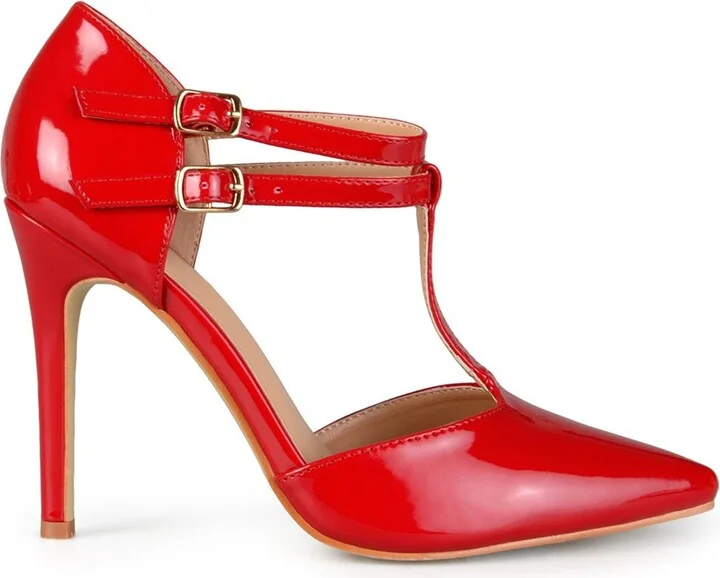 Tru Patent T-Strap Pump - Wide Width Available - Image 3