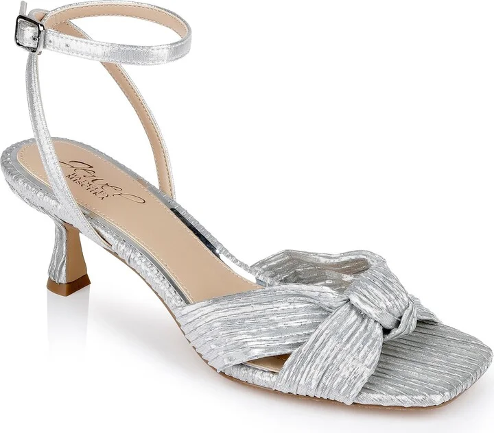 True Ankle Strap Kitten Heel Sandal