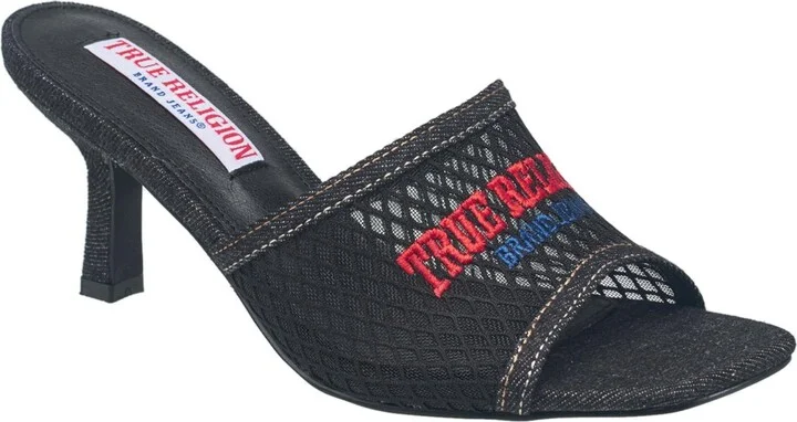 True Religion Coi Mesh Slip on Heel