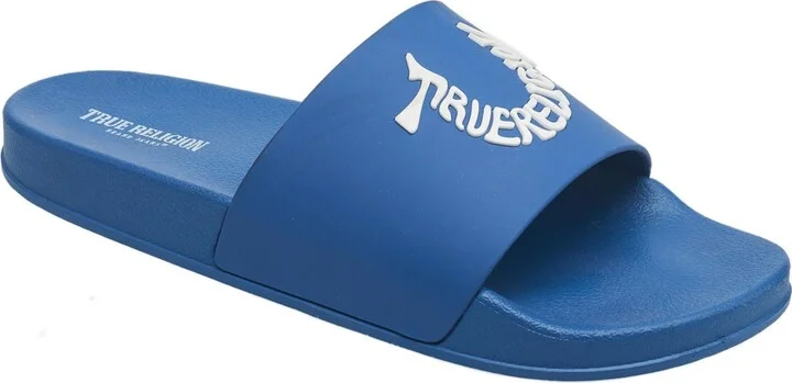 True Religion Men's Ti Logo Slide