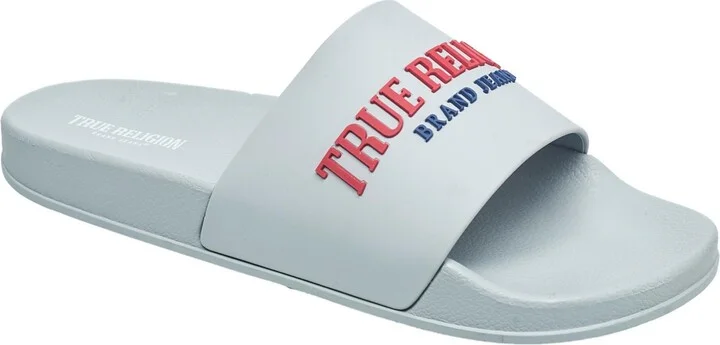 True Religion Men's Weezy Logo Slide