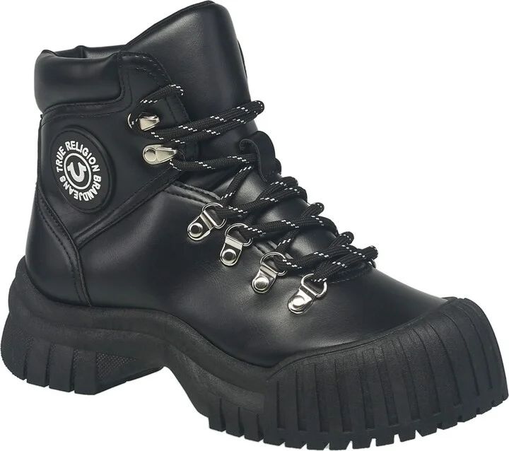 True Religion Women's Chris Lace Up Boot