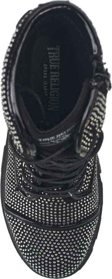 True Religion Women's Gee Rhinestone Combat Boot - Image 5