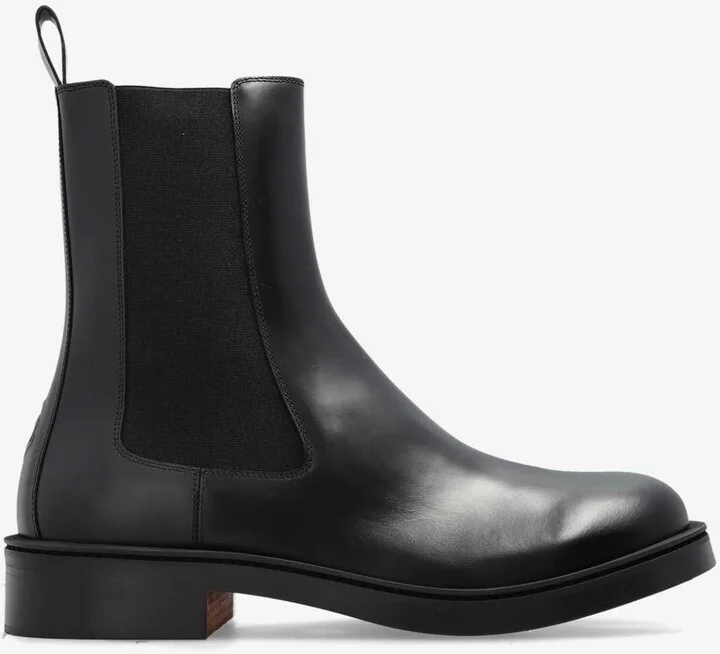Trunk Leather Ankle Boots
