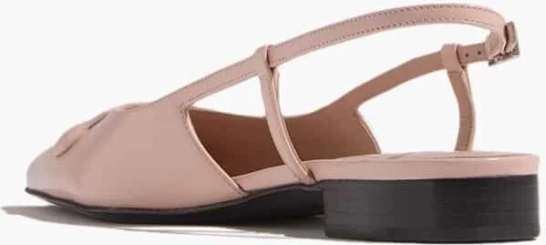 Trunkaroo Pointed Toe Slingback in Pink - Image 3