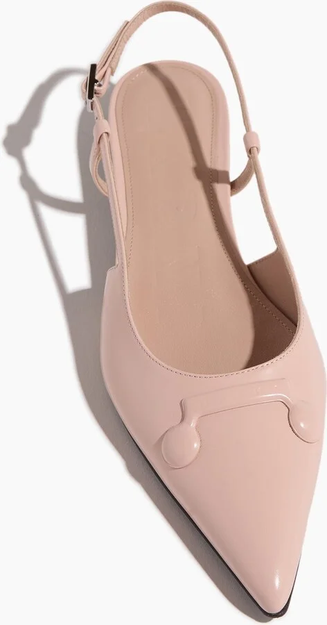 Trunkaroo Pointed Toe Slingback in Pink - Image 4
