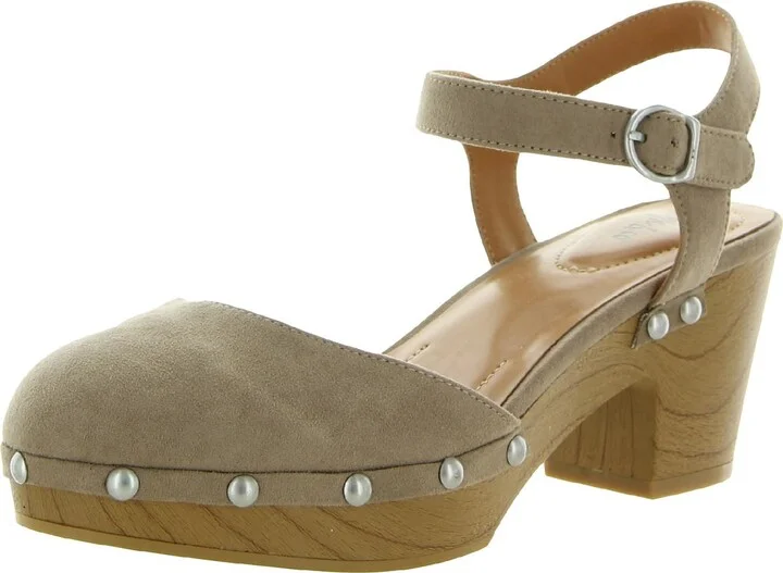 Truvyy Womens Buckle Dressy Platform Sandals