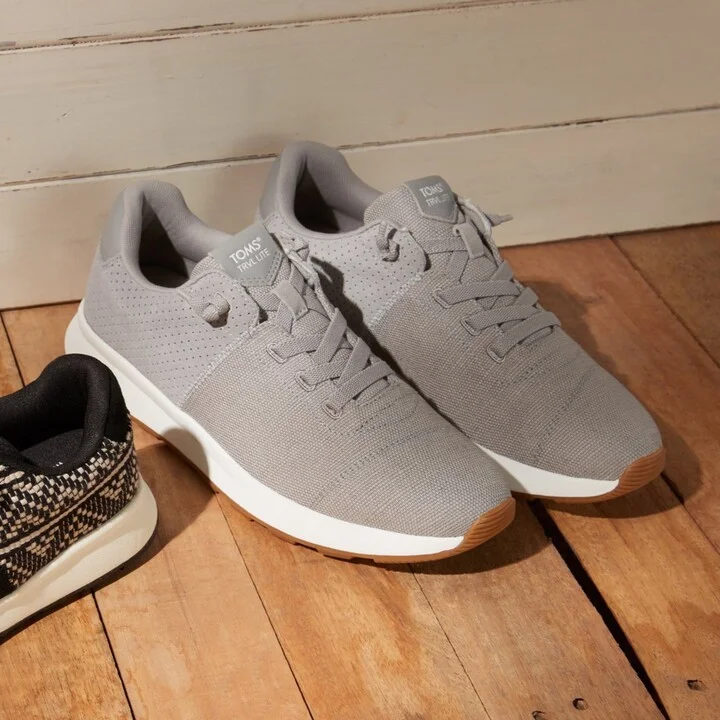 Trvl Lite Cabrillo Water Repellent Drizzle Legacy Canvas And Perforated Suede Mens Sneaker - Image 2