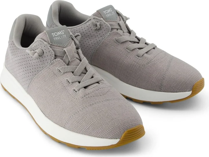 Trvl Lite Cabrillo Water Repellent Drizzle Legacy Canvas And Perforated Suede Mens Sneaker - Image 3
