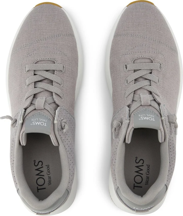 Trvl Lite Cabrillo Water Repellent Drizzle Legacy Canvas And Perforated Suede Mens Sneaker - Image 5
