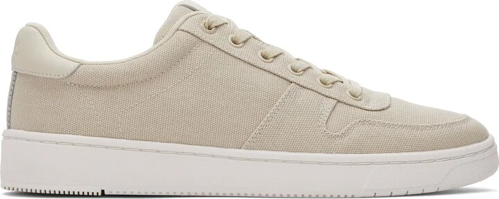 TRVL LITE Court Cream Canvas Sneaker