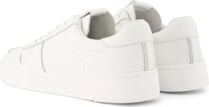TRVL LITE Court White Leather Sneaker - Image 3