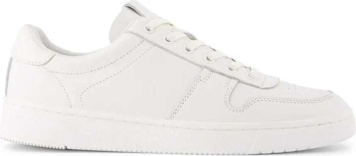 TRVL LITE Court White Leather Sneaker