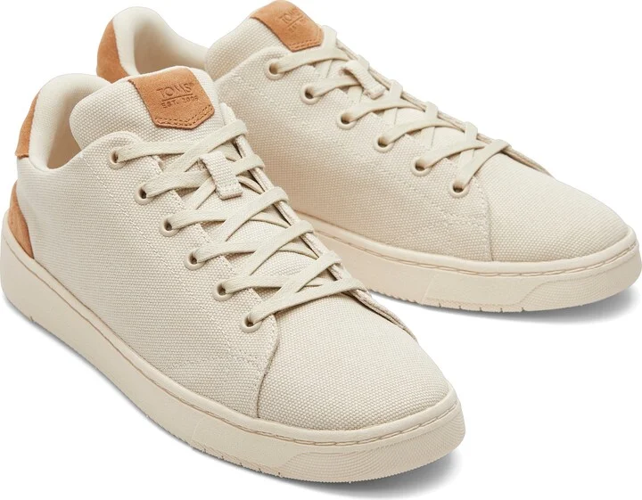 TRVL LITE Cream Suede Lace-Up Sneaker - Image 2
