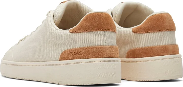 TRVL LITE Cream Suede Lace-Up Sneaker - Image 3
