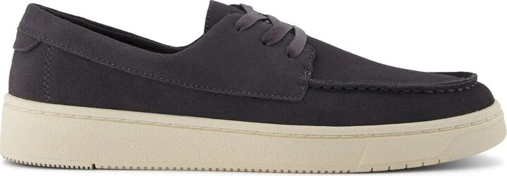 TRVL LITE London Dark Suede Loafer Slip On