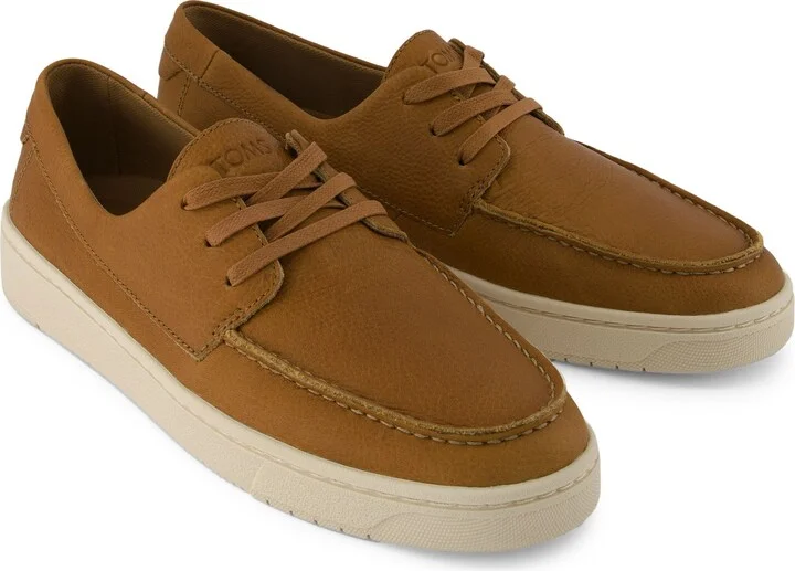 TRVL LITE London Tan Leather Loafer Slip On - Image 2
