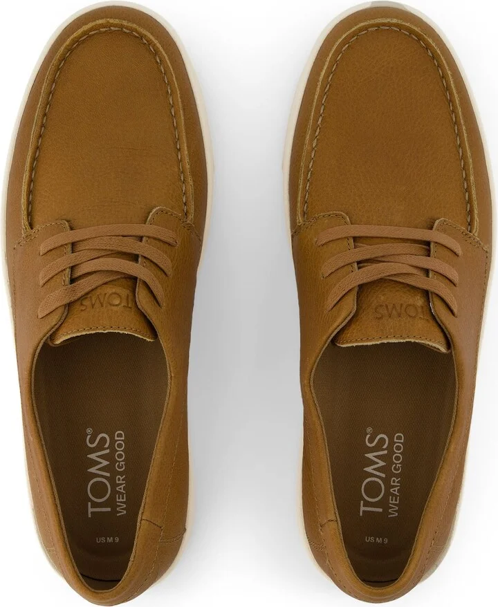 TRVL LITE London Tan Leather Loafer Slip On - Image 4