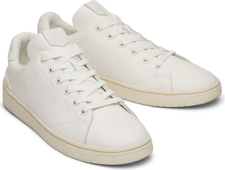TRVL LITE Porcelain Leather Lace-Up Sneaker - Image 3