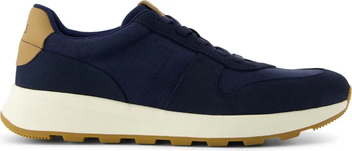 TRVL Lite Retro Runner Navy Water Repellent Sneaker