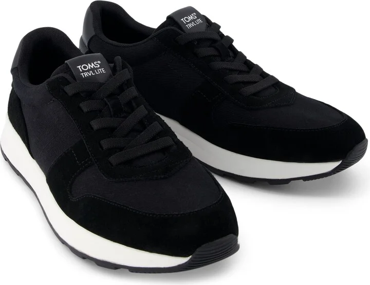TRVL Lite Retro Runner Suede Water Repellent Sneaker - Image 2
