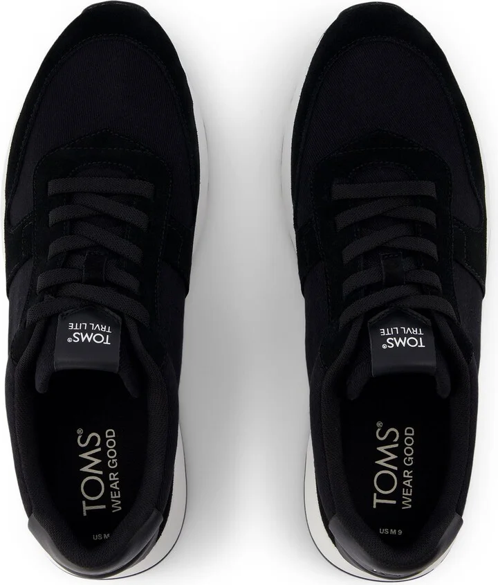 TRVL Lite Retro Runner Suede Water Repellent Sneaker - Image 4