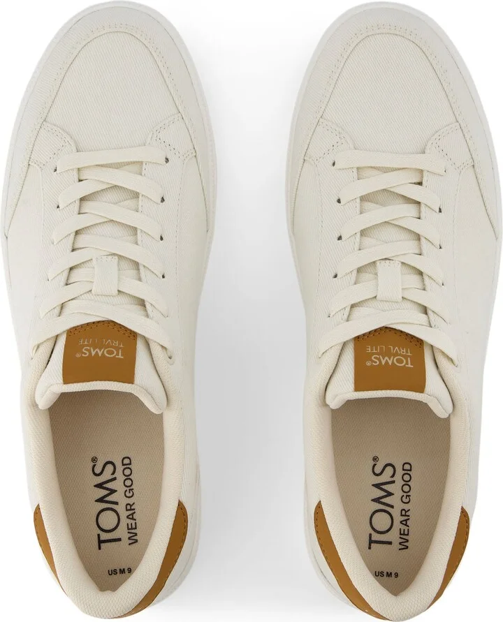 TRVL LITE Rio Beige Vintage Twill Sneaker - Image 6