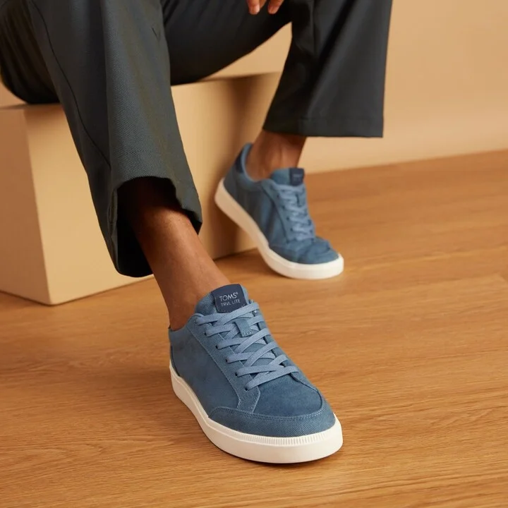 TRVL LITE Rio Slate Vintage Twill Sneaker - Image 2