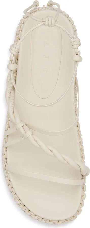 Tryphena Platform Twist Sandal In Colour Ivory Size 35 - Image 4
