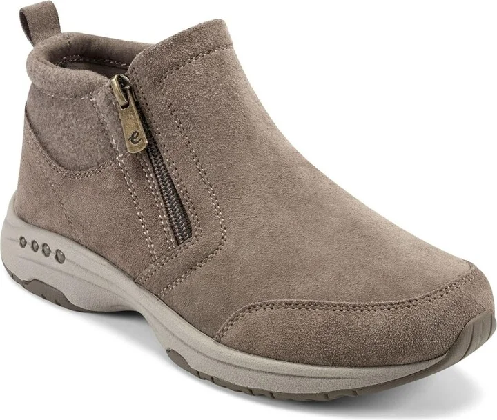 Tshuffle Womens Suede Ankle Shooties