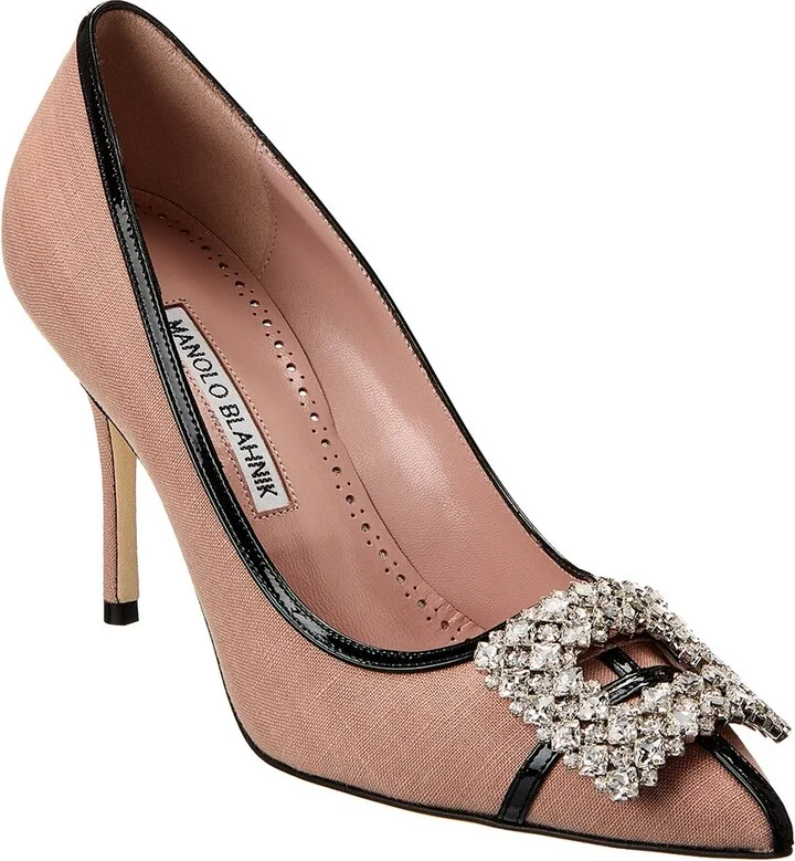 Tuberian 90 Linen & Leather Pump