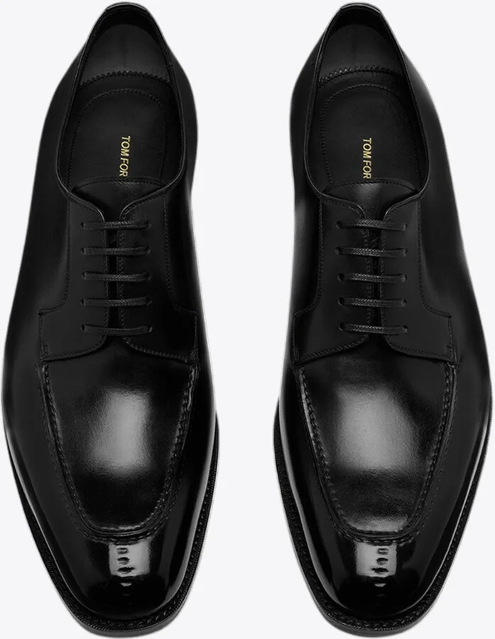 Tudor Lace-Up Shoes in Burnished Leather - Image 2