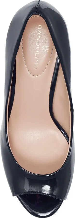 Tuff Love Peep Toe Patent Wedge Pump - Image 3
