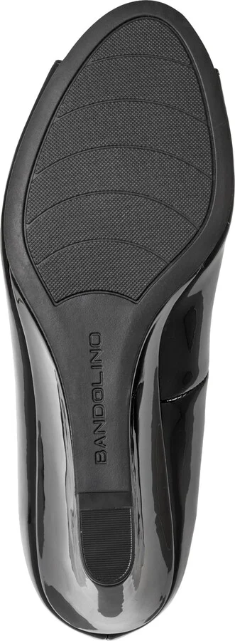 Tuff Love Peep Toe Patent Wedge Pump - Image 9