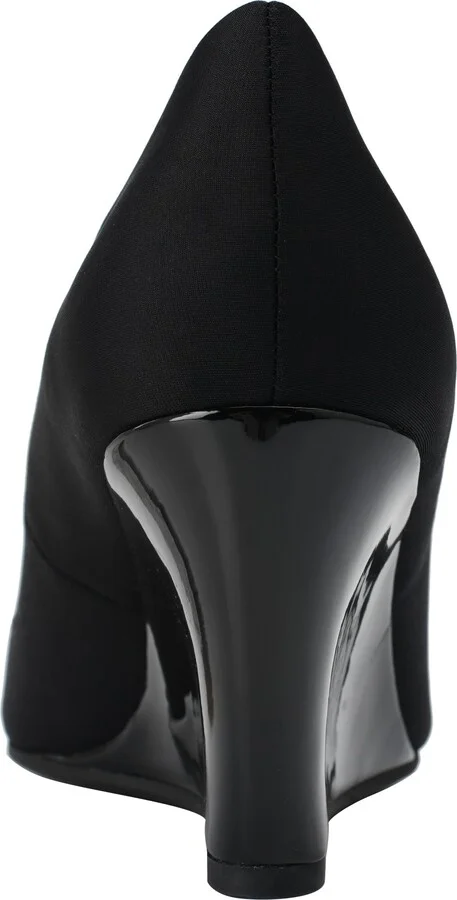 Tuff Love Peep Toe Wedge Pump - Image 5