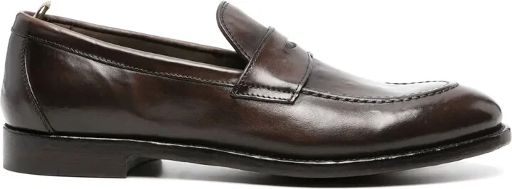 Tulane 003 leather penny loafers