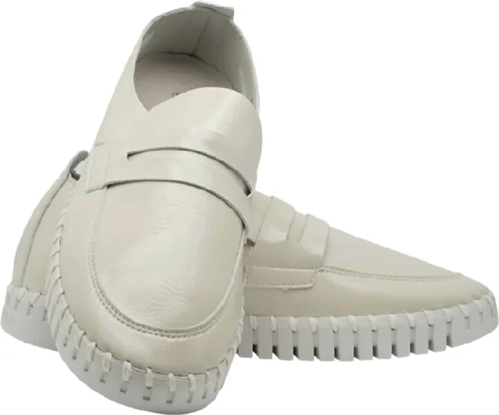 Tulip 3865 Milk Creme Flat Shoes