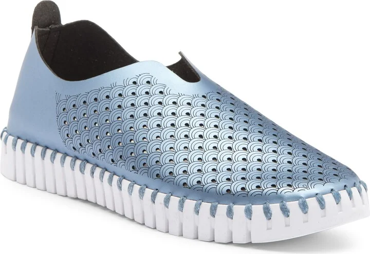 Tulip Perforated Slip On Sneaker