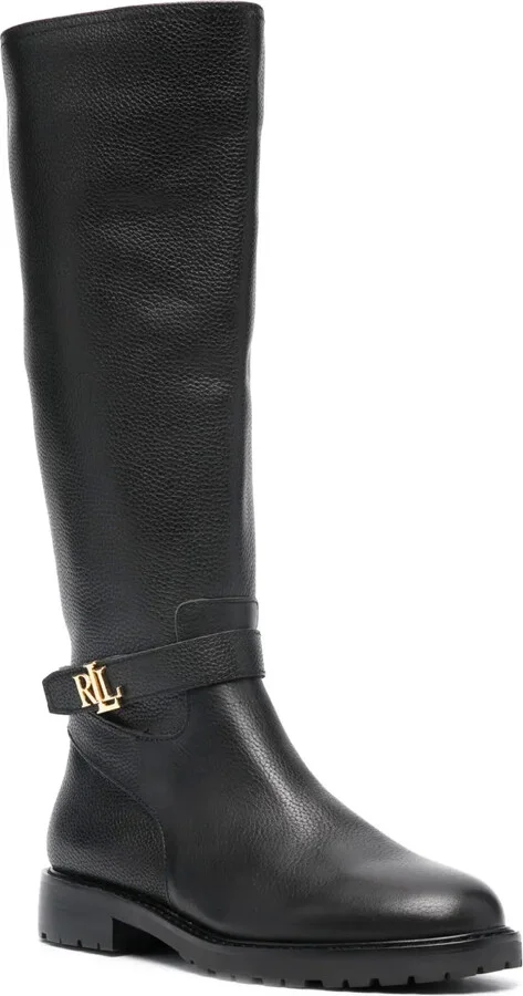 Tumbled leather boots - Image 2