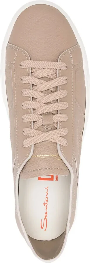 Tumbled Leather Sneakers - Image 4