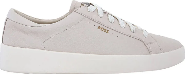 Tumbled-Leather Trainers